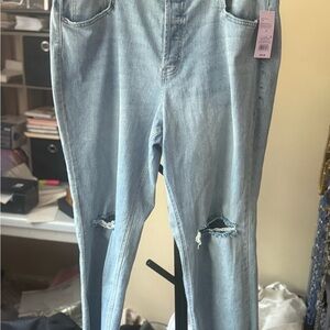 Wild Fable Blue High Rise Jeans Relaxed Fit